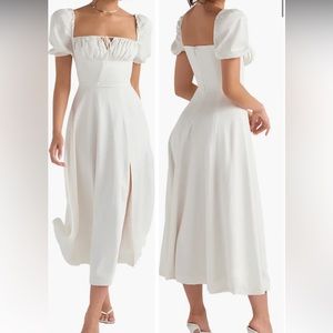 Oh Polly | Dresses | Oh Polly Embellished Asymmetric Corset Mini Dress In  Ivory 4 | Poshmark